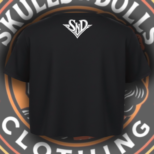 Skulls N Dolls Hotrod Crop Top