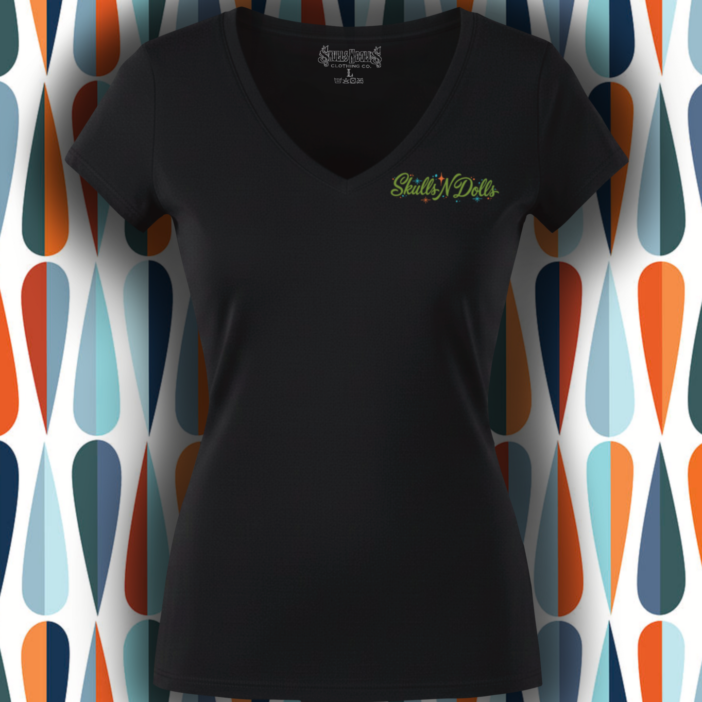 SnD Midcentury Logo V-Neck