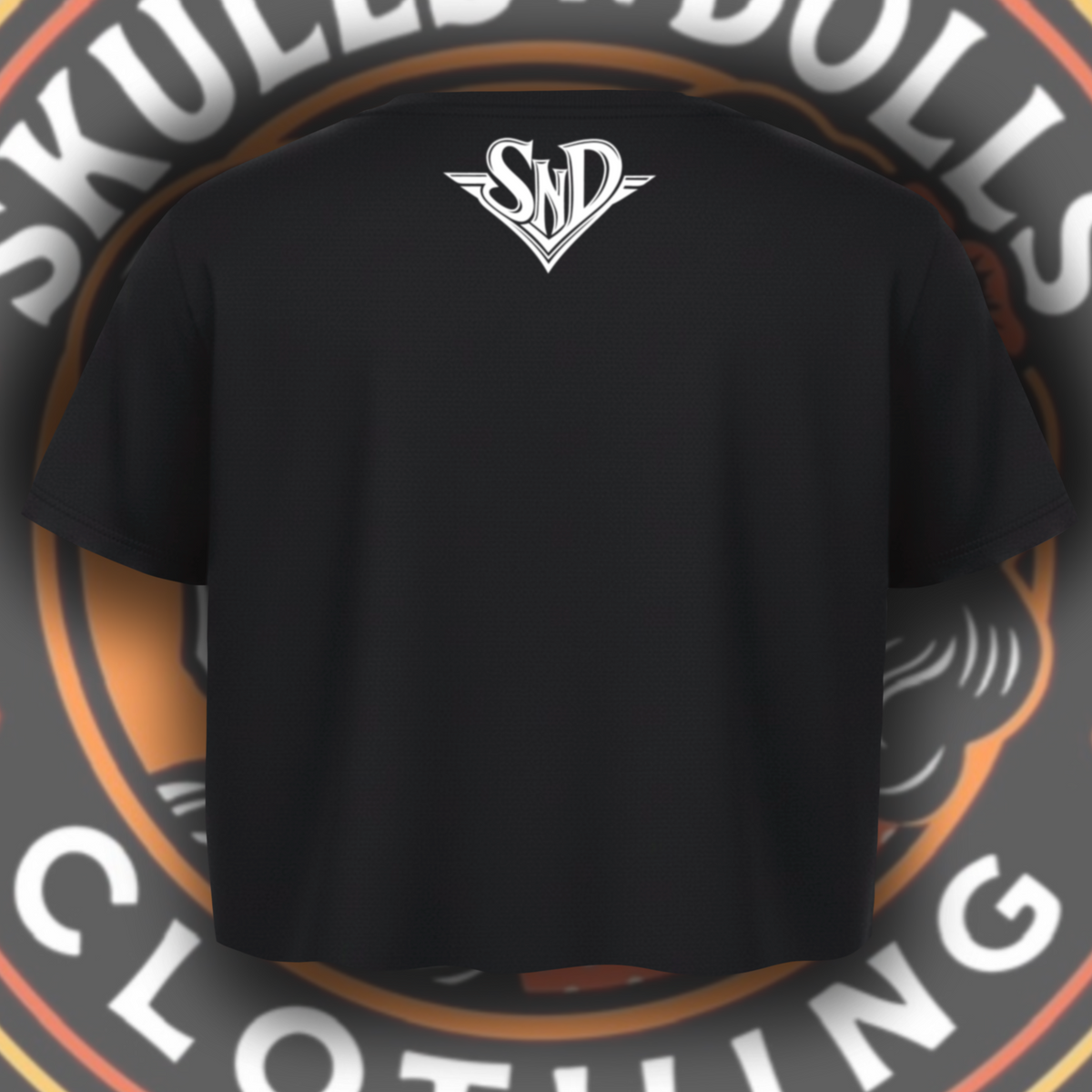 Skulls N Dolls Hotrod Crop Top