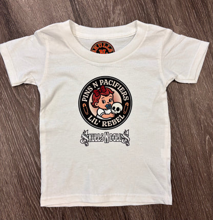 Pins N Pacifiers Lil’ Rebel Toddler Tee (2T)