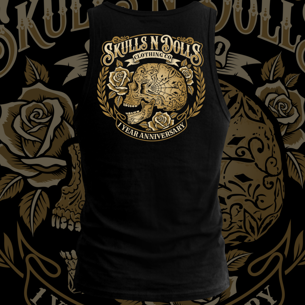 Skulls N Dolls 1 Year Anniversary Tank
