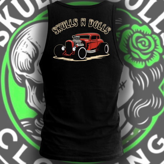 Skulls N Dolls Hotrod Tank