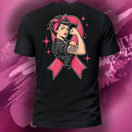 Skulls N Dolls Breast Cancer Awareness Tee