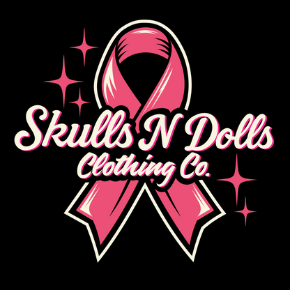 Skulls N Dolls Breast Cancer Awareness Tee