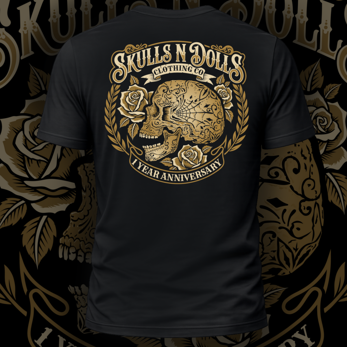 Skulls N Dolls 1 Year Anniversary Tee