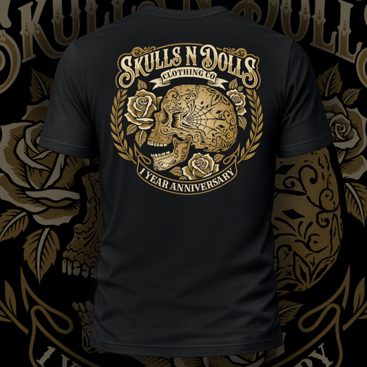 Skulls N Dolls 1 Year Anniversary Tee