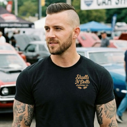 Skulls N Dolls Classic Script Tee