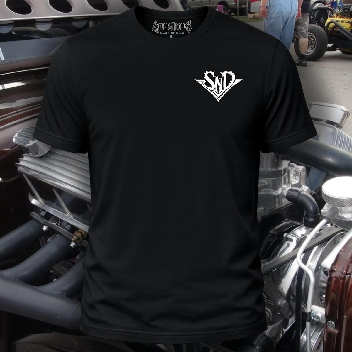 Skulls N Dolls Hotrod Short Sleeve Tee