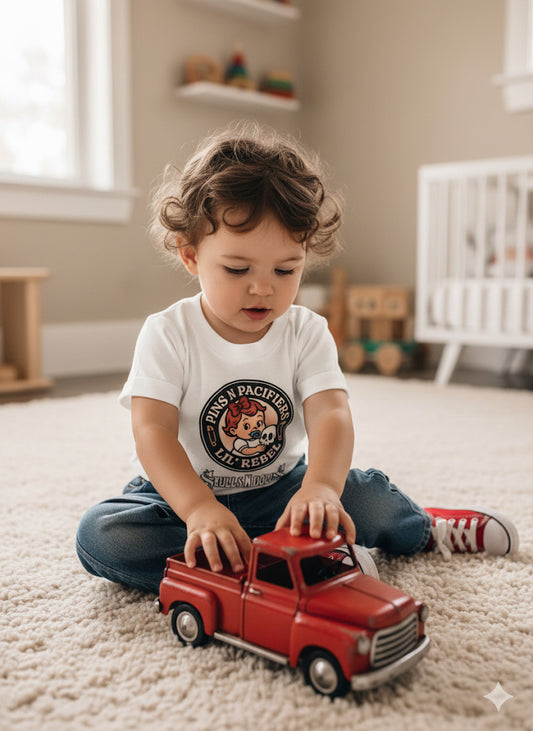 Pins N Pacifiers Lil’ Rebel Toddler Tee (2T)