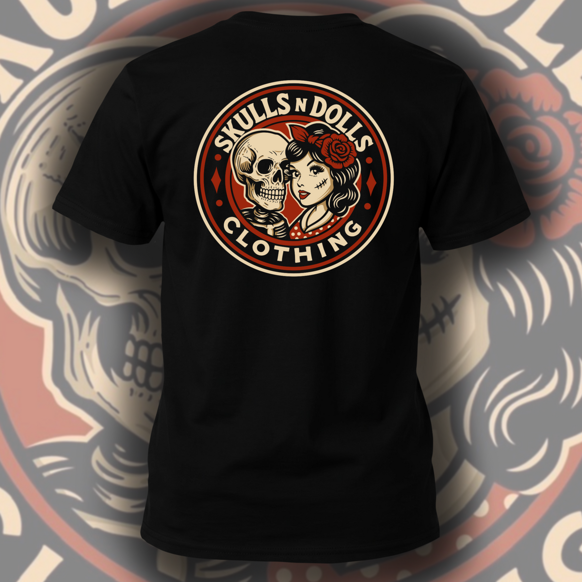 Skulls N Dolls Logo Youth Cotton T-Shirt