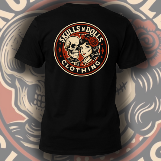 Skulls N Dolls Logo Youth Cotton T-Shirt
