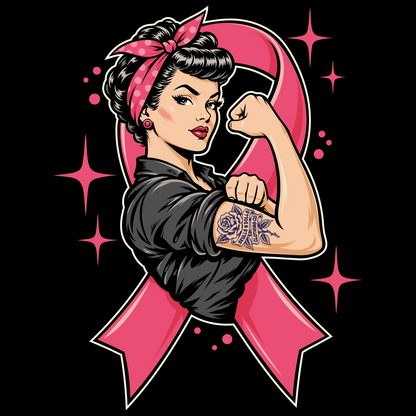 Skulls N Dolls Breast Cancer Awareness Tee