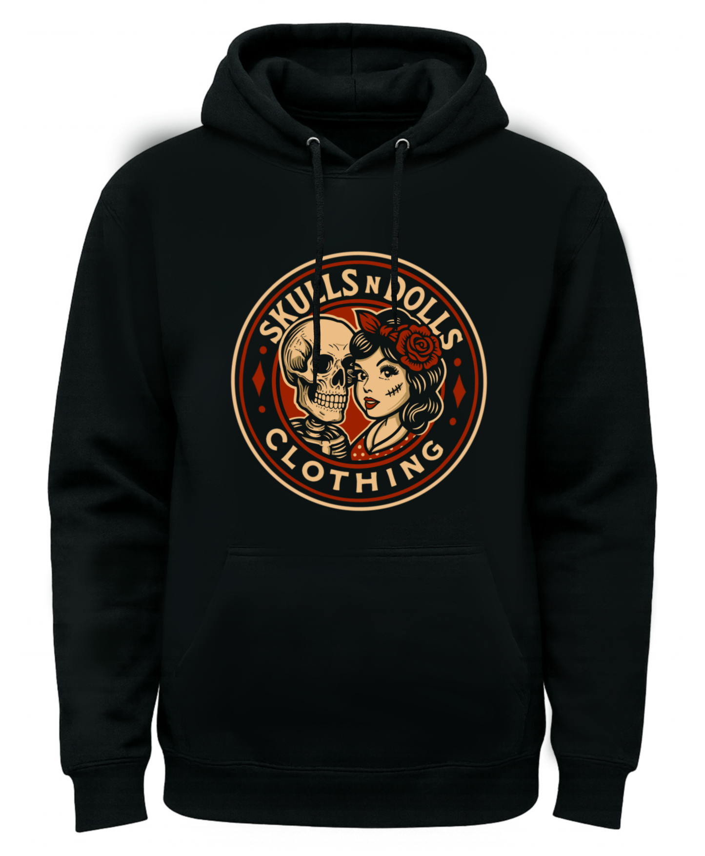 Skulls N Dolls Classic Logo Hoodie