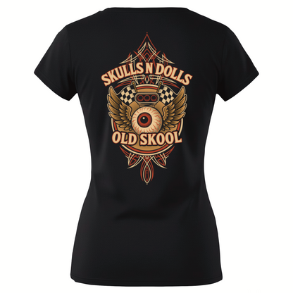 Old Skool Never Dies  V-Neck