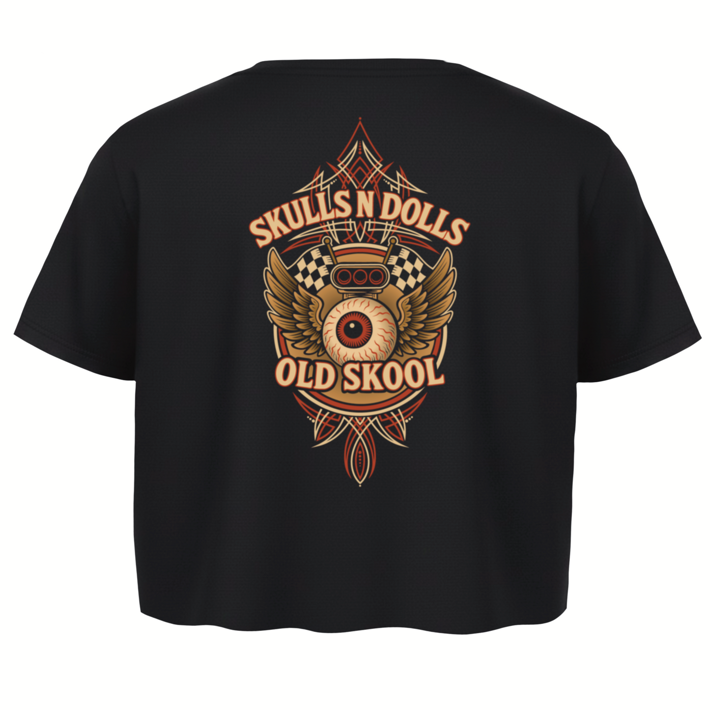 Old Skool Never Dies  Crop Top