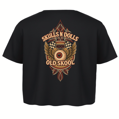 Old Skool Never Dies  Crop Top