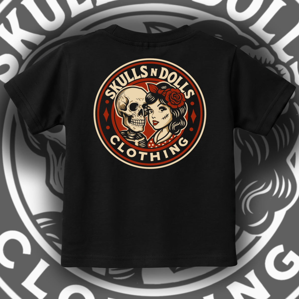 Skulls N Dolls Logo Toddler Fine Jersey Tee