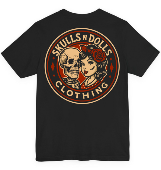 Skulls N Dolls Logo Short Sleeve T-Shirt