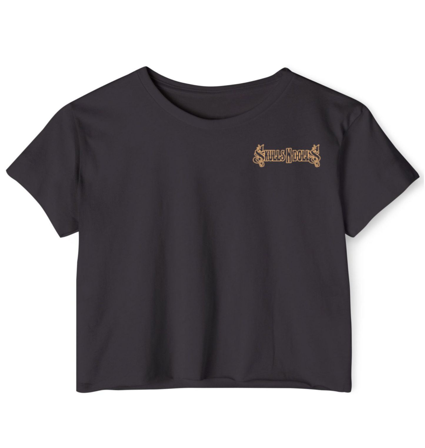 Skulls N Dolls Logo Crop Top